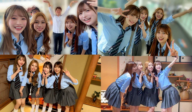 りお＆ひなた＆かりん＆ゆい 無料サンプル画像(4) 【素人の無料エロ動画紹介サイト「シロエロ」】