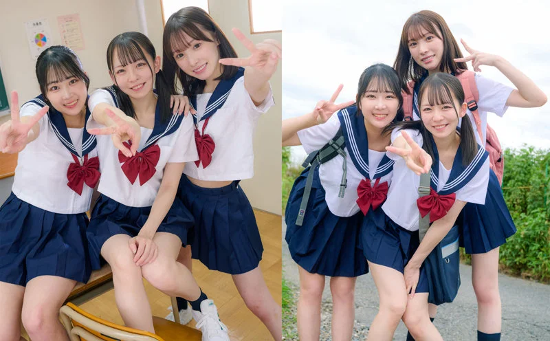 めいさ＆もも＆ゆう 無料サンプル画像(3) 【素人の無料エロ動画紹介サイト「シロエロ」】