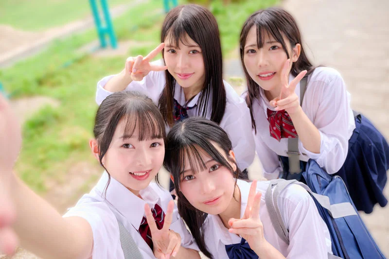 ひまり＆つぼみ＆ゆの＆わこ 無料サンプル画像(2) 【素人の無料エロ動画紹介サイト「シロエロ」】