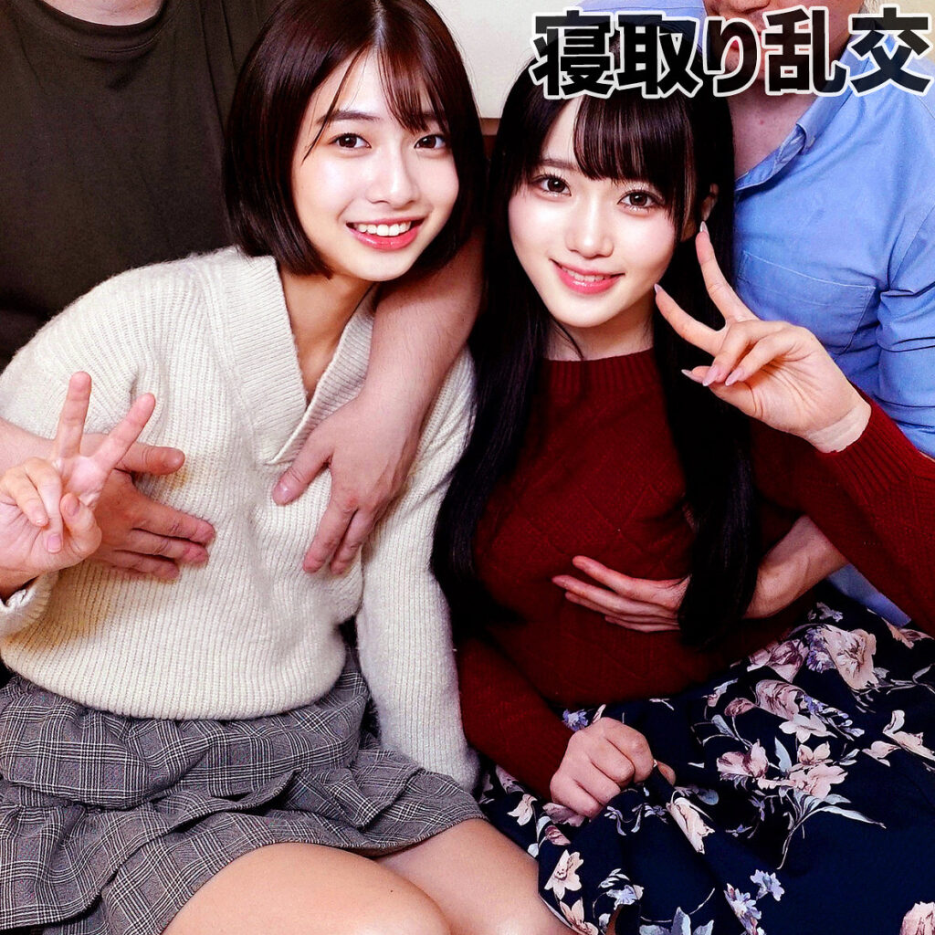 はるちゃん＆みくちゃん アイキャッチ画像 【素人の無料エロ動画紹介サイト「シロエロ」】