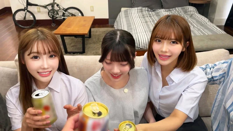 こはる＆ひのり＆りん 無料サンプル画像(1) 【素人の無料エロ動画紹介サイト「シロエロ」】